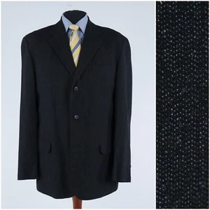 Mens Black Blazer 46R UK Size MEXX Sport Coat Summer Jacket - Picture 1 of 12