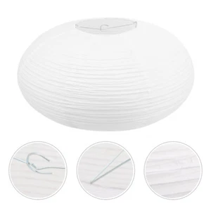 White Paper Light Shades For Chandelier Lamps Easy DIY Customization - Picture 1 of 10