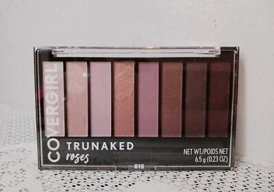 CoverGirl TruNaked 8 Eye Shadow .23 oz. Roses 815 New Sealed - Image 1 of 4