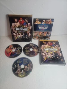 WWE WrestleMania XXX 30 3-DISC DVD W/ Book and Slip Cover Complete Tested - Foto 1 di 2
