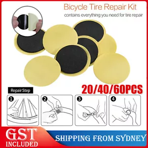 20-60X Bicycle Tube Glueless Patch Kit Bike Puncture Repair Kit Adhesive Patche - Picture 1 of 9