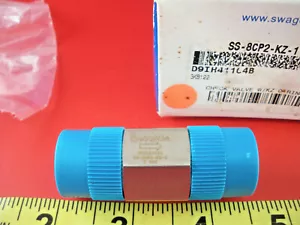Swagelok SS-8CP2-KZ-1 Valvola di ritegno a fungo (1) pezzo SS8CP2KZ1 pressione fissa nuova - Foto 1 di 7