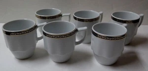Brandneu in Originalverpackung schöne Designer ROSENTHAL DEUTSCHLAND LAOLA Kaffee-/Teetassen 6 Stück/Box - Bild 1 von 8
