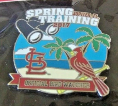 2017 St. Louis Cardinals Spring Training Bird Watcher Juniper, Florida pin 36868 - Image 1 of 4