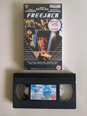 Freejack VHS PAL Video Warner Mick Jagger Emilio Estevez Anthony Hopkins 1992 Foto 1 de 4