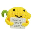 3 Pcs Hand Knitted Handmade Crochet Doll Funny Reduce Pressure Toy  Room