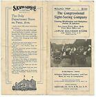 Early 1900'S Washington Dc Congressional Sight Seeing Co~Automobile Brochure