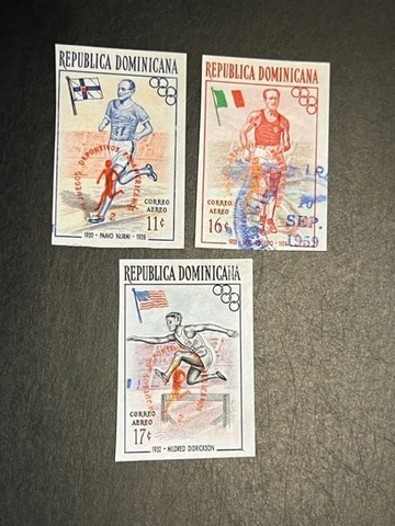 Dominican Republic stamp CB16-18 mixed, as used Cover