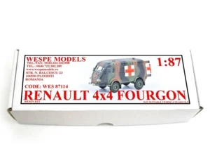 1:87 RENAULT 4x4 FOURGON Wespe Models- resin kit 87114 - Picture 1 of 1