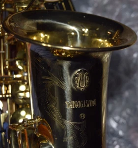 Yanagisawa-990-A990-Gold Lacquered-Alto Saxophone-Saxophone Case-Pad Saver - Picture 1 of 11