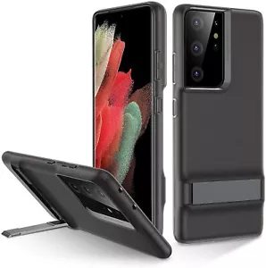 Samsung Galaxy S21 Ultra 6.8" (2021)Metal Kickstand Case Reinforced DropProtect - Picture 1 of 9