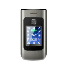 Dual-Screen Flip Mobile Phone Dual Sim GSM Senior Big Push-Button Phone