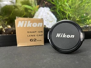 Vintage Nikon Snap On Lens Cap 62mm Lens Cap With Box - Picture 1 of 6