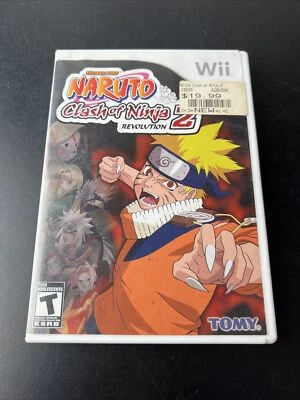 NARUTO: CLASH OF NINJA REVOLUTION 2 GAME FOR NINTENDO Wii, CIB - Image 1 of 4