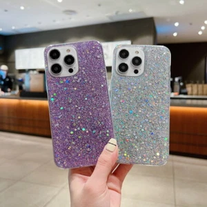 Luxury Glitter Shockproof Case Cover For iPhone 17 16 15 14 Pro Max 13 12 11 8 - Picture 1 of 20