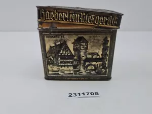Blech Dose Haeberlein Nürnberger Lebkuchen Burg Ritter leer alt antik #2311705 - Bild 1 von 10