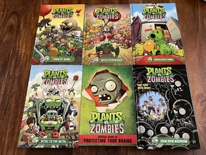 PLANTS vs ZOMBIES Graphic Novels Book Lot Of 6 Books 5 Are Hardcover Dark Horse - Picture 1 of 5