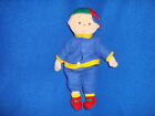 Caillou Plush 2001 beanbag doll 10" removable outfit