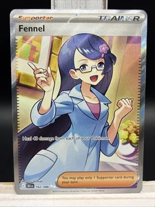 ✨Fennel 162/086 (Full Art) Scarlet & Violet Black Bolt Holo Ultra Rare✨ - Picture 1 of 2