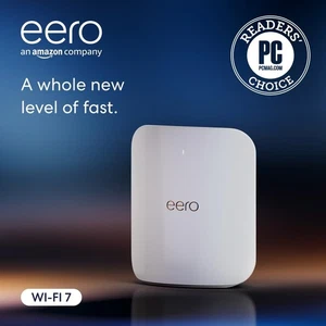 eero Max 7 Tri-Band Mesh Wi-Fi 7 Router - 10 Gbps Ethernet - White - Genuine! - Photo 1/8