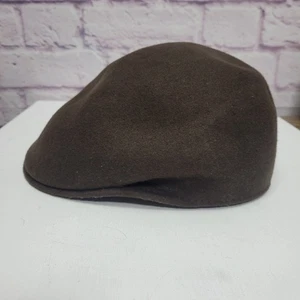 Stetson Damen Zeitungsjungenmütze Cabbie Mütze 100% Wolle Größe L gefilzt braun - Bild 1 von 8