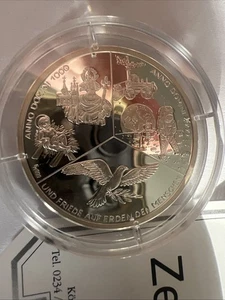 Silbermedaille 999 Ostholsteiner Weihnachtstaler 1999 Zertifiziert - Bild 1 von 3