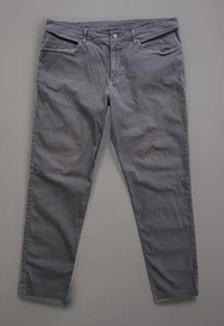 Lululemon Mens ABC Slim Fit 5 Pocket Pant Warpstreme Sz 36X30 Gray Zip Stretch - Picture 1 of 20