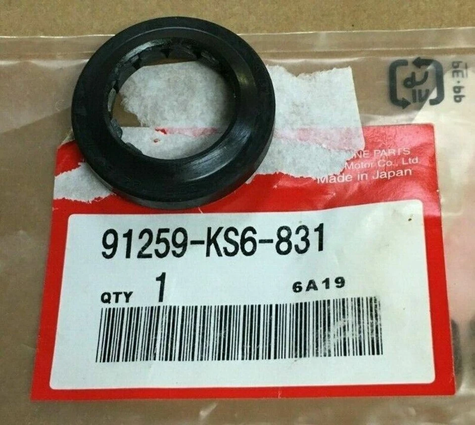 Sello de rueda delantera GENUINO HONDA NOS 91259-KS6-831 CR125 CR250 CR500 XR400 XR650 Foto 1 de 4