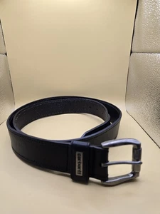 Men's Carhartt Dark Brown Leather Belt Size 44 - Picture 1 of 6