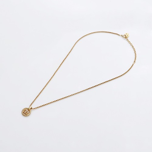 Collana Christian Dior logo CD vintage oro WS9104