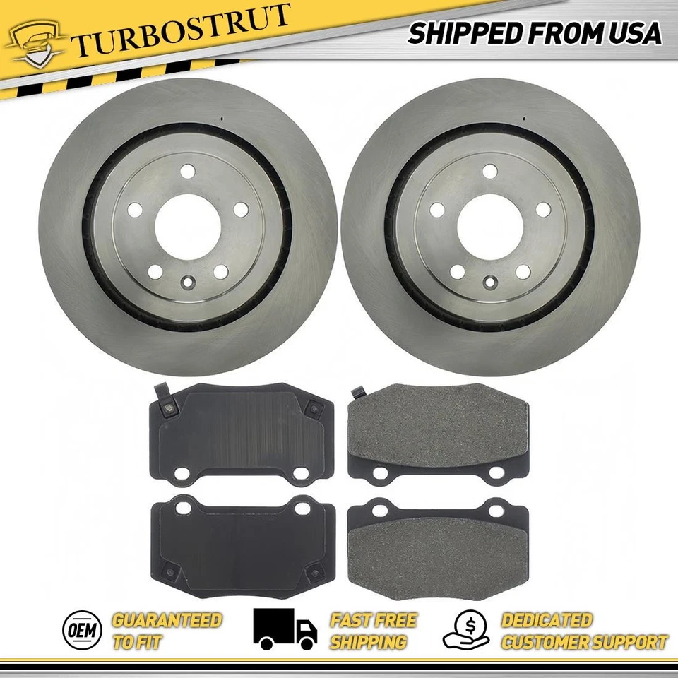 Kit de pastillas de freno rotores de freno traseros OE para Chevrolet Corvette 2014-2019 6,2 L Foto 1 de 1