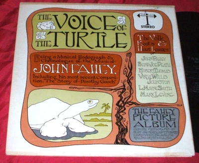 John Fahey -  Voice of the Turtle LP RARE TAKOMA 1st press / 1st label version Foto 1 de 4
