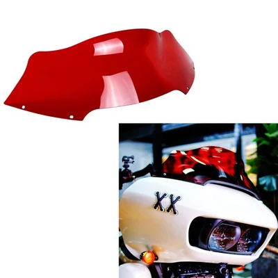 8" Red Windshield Windscreen for Harley 15-23 Touring Road Glide Special Limited - Image 1 of 4