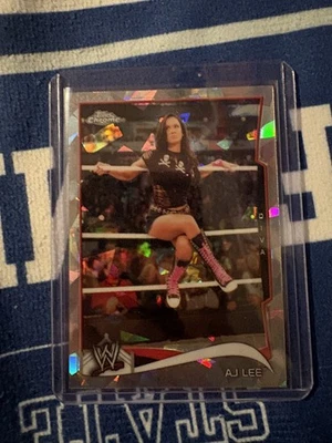 2014 Topps Chrome WWE #1 AJ Lee Atomic Refractor MINT SEND OFFERS  - Image 1 of 2