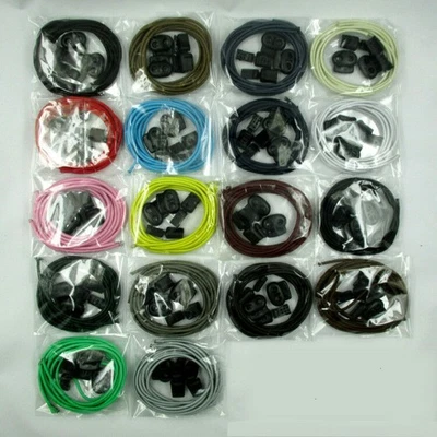 Lacci elastici flessibili LockLaces per triathlon corsa scarpe bambini nuovi - Immagine 1 di 4