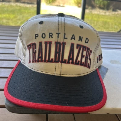 Chapéu SnapBack Vintage Anos 90 Portland Trailblazers NBA The Classic Starter Raro - Imagem 1 de 4