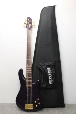 Fernandes FRB 125 Purple Electric Bass Guitar 5-String Made in Japan active - Image 1 of 4