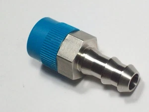 1- Swagelok Stainless Steel Push-on Hose End, 3/8" Hose x 3/8" MNPT, SS-PB6-PM6 - Picture 1 of 3