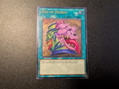 Yugioh Karte Pot of Desires OP11-EN003 Ultimate Rare Topf der Begierden Near Min - Bild 1 von 4