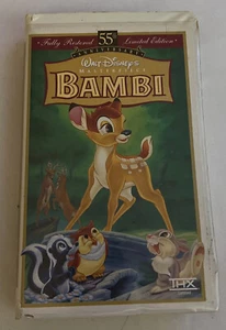 Bambi: 55th Anniversary Walt Disney's Masterpiece (VHS, Limited Edition) - Picture 1 of 3