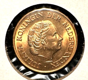 Niederlande 1967 5 Cent KM 181 rot Stempelglanz - Bild 1 von 2