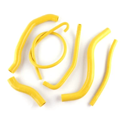 For SUZUKI GSXR 600 GSXR 750 SARD 1996-2000 SILICONE RADIATOR HOSES YELLOW — 第 1/4 张图片