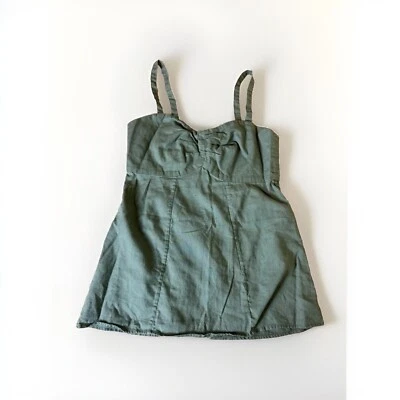 Camiseta sin mangas verde sin mangas Patagonia para mujer talla 0 con cierre de cremallera trasera Foto 1 de 4