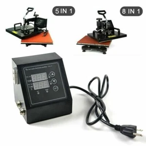 Heat Press Machine Digital Control Box-Temperature Time For TShirt Mug Plate Cap - Picture 1 of 12