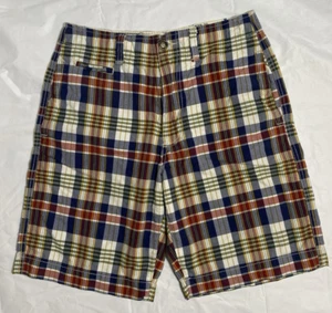 Pantalones Cortos American Eagle Calce Relajado Para Hombre Talla 30 Cuadros Largo Clásico Algodón Nuevos con Etiquetas - Imagen 1 de 5