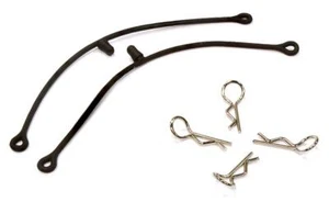 Secured Body Clip (4) with 115mm Connecting Link for 1/10 Scale - Picture 1 of 1