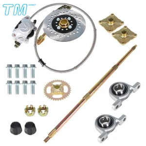 32" für Go Kart Hinterachse Kit Bremseinheit Kettenrad Nabe Drift Trike - Bild 1 von 11