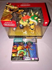 World of Nintendo BOWSER'S LAVA BATTLE SET + METROID & SAMUS SET **NEW**