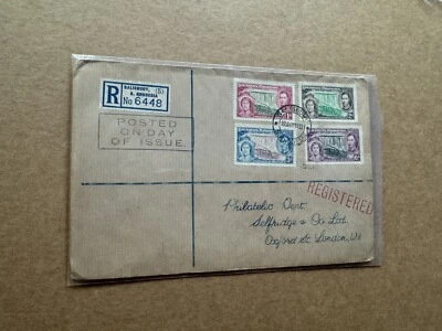 Southern Rhodesia 1937 FDC +KGVI Coronation #SG36-39 +05/12/37 Salisbury CDS - Image 1 of 2
