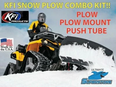 KIT QUITANIEVES KFI Polaris Sportsman 550 850 1000 48" Arado/Tubo/Montaje '09-'26 Foto 1 de 4